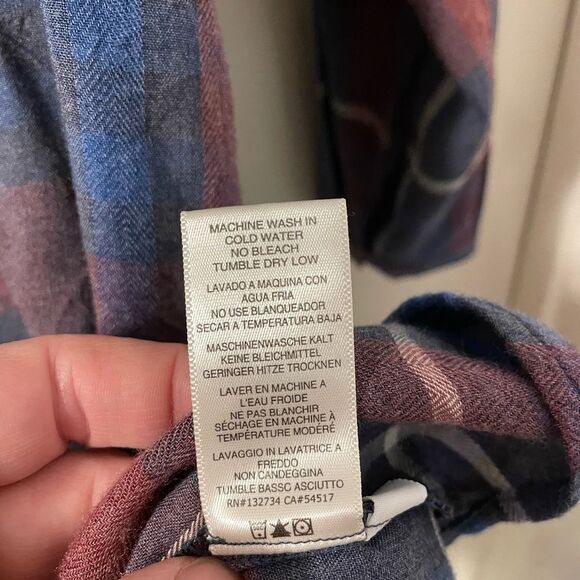 Cloth & Stone for Anthropologie plaid ruffled long sleeve dress in Small - Picture 5 of 8